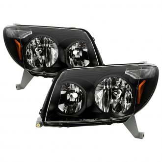 Spyder® - Driver and Passenger Side Black Euro Headlights