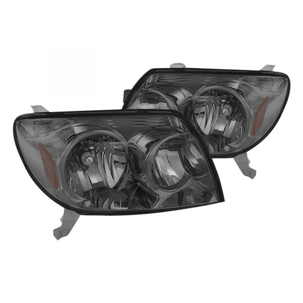 Spyder® - Chrome/Smoke Euro Headlights, Toyota 4Runner