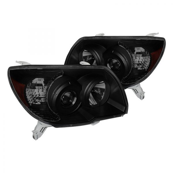 Spyder® - Black/Smoke Projector Headlights, Toyota 4Runner