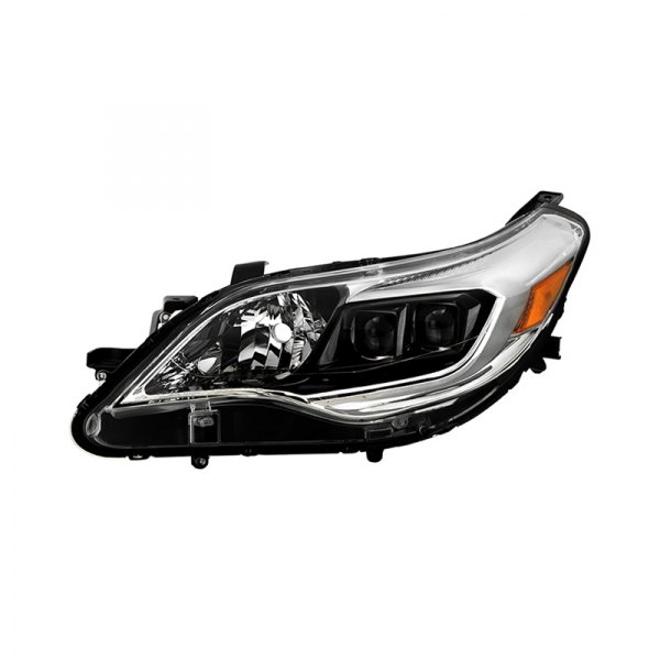 Spyder® - Driver Side Black/Chrome Factory Style Projector Headlight