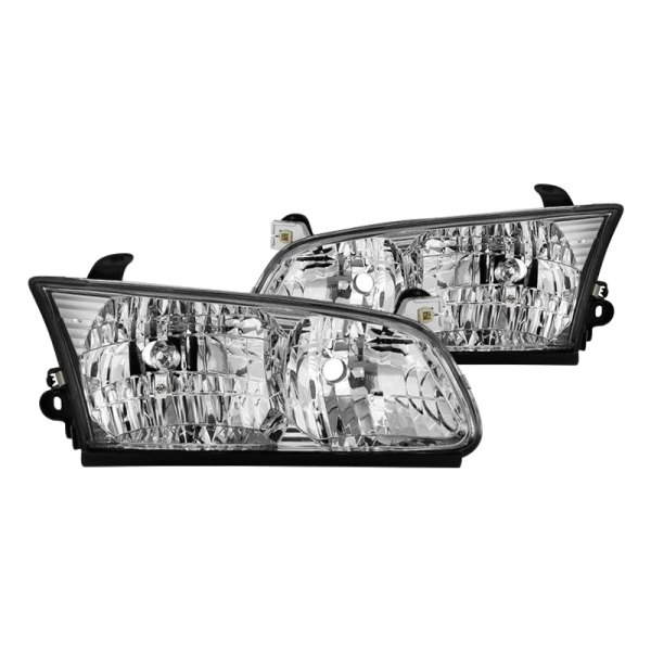 Spyder® - Chrome Factory Style Headlights, Toyota Camry