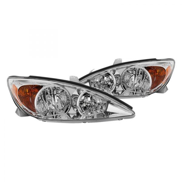 Spyder® - Chrome Factory Style Headlights, Toyota Camry
