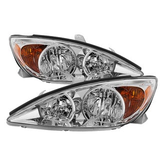 Spyder® - Driver and Passenger Side Chrome Factory Style Headlights