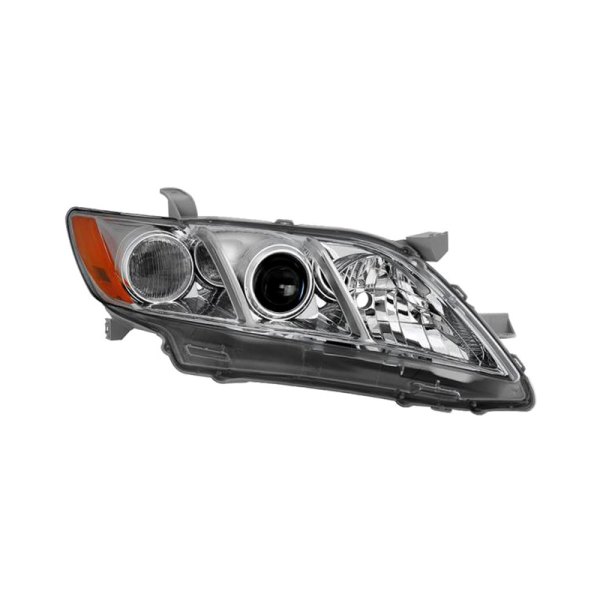 Spyder® - Passenger Side Chrome Factory Style Projector Headlight, Toyota Camry