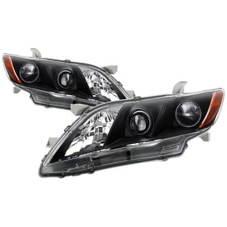 Spyder® - Driver and Passenger Side Black Projector Headlights