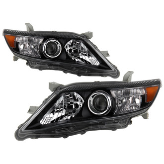 Spyder® - Driver and Passenger Side Black Projector Headlights
