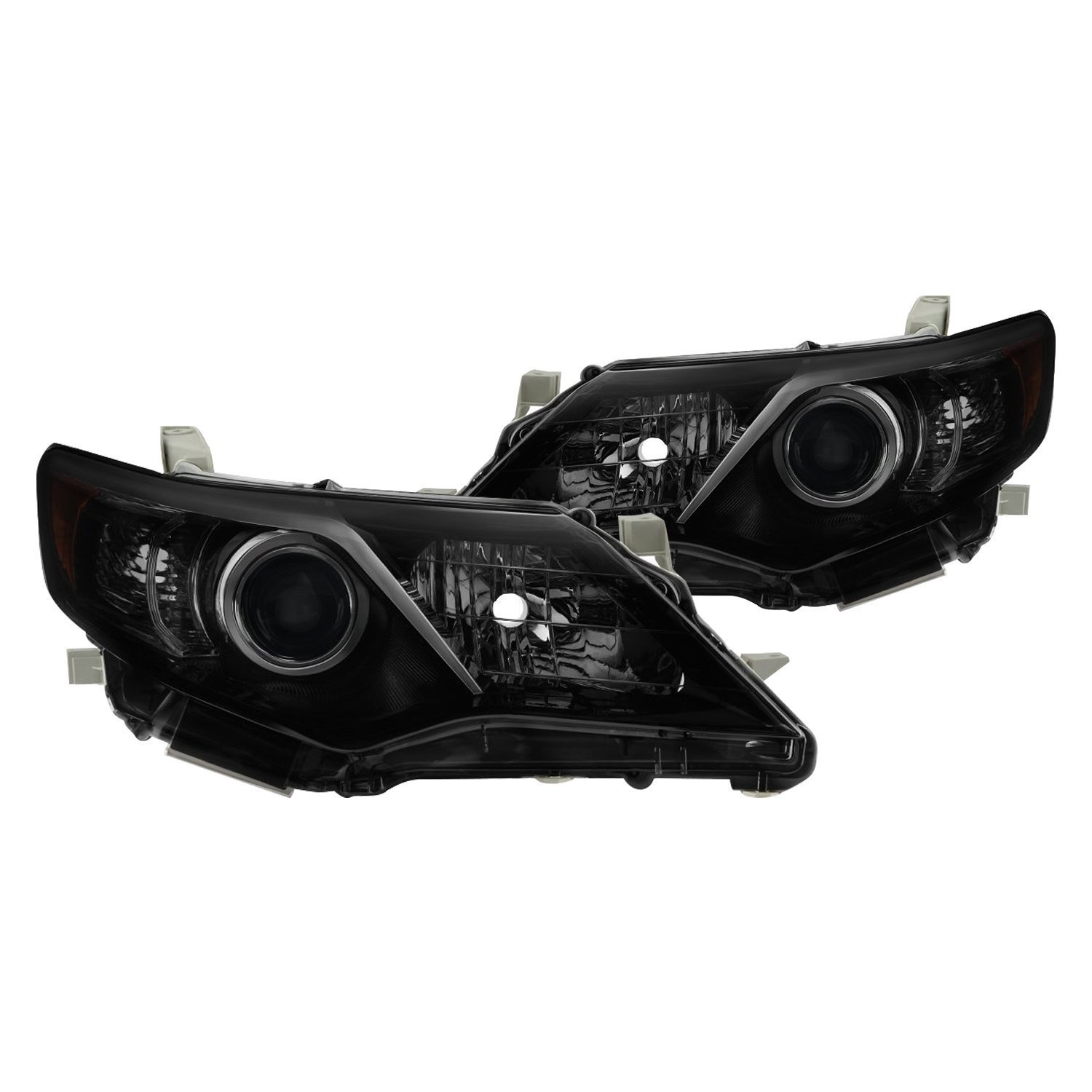 spyder black smoke headlights