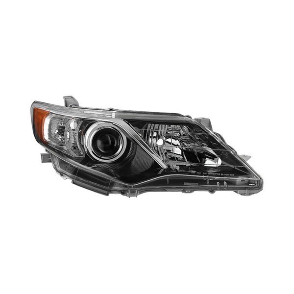 Spyder® - Passenger Side Black Factory Style Projector Headlight, Toyota Camry