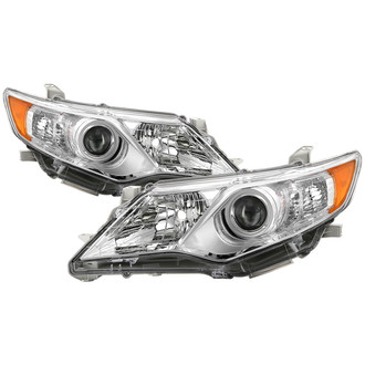 Spyder® - Driver and Passenger Side Chrome Factory Style Projector Headlights