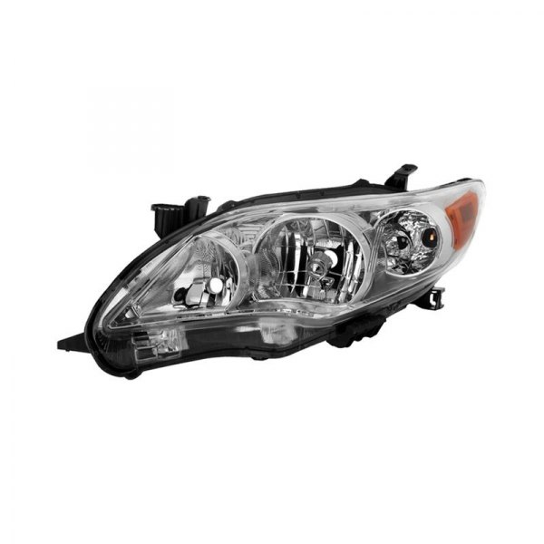 Spyder® - Driver Side Chrome Factory Style Headlight, Toyota Corolla