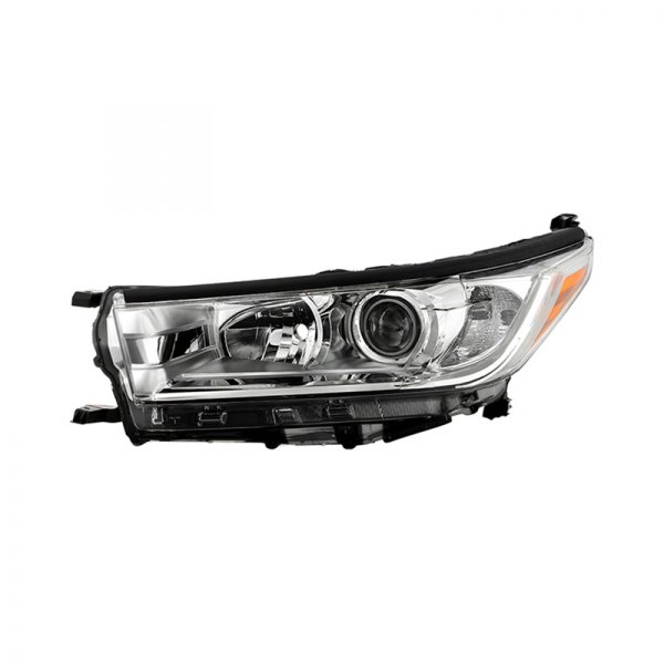 Spyder® - Driver Side Chrome Factory Style Headlight, Toyota Highlander