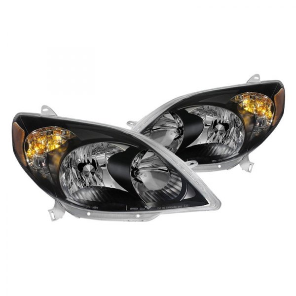 Spyder® - Black Euro Headlights, Toyota Matrix