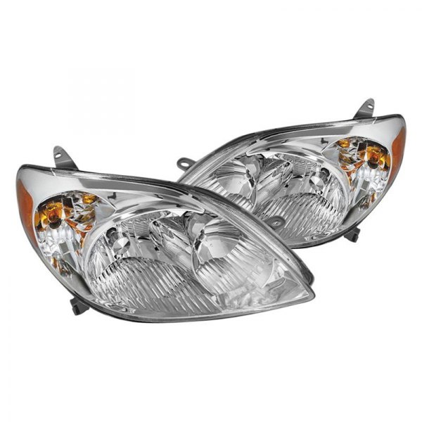 Spyder® - Chrome Factory Style Headlights, Toyota Matrix