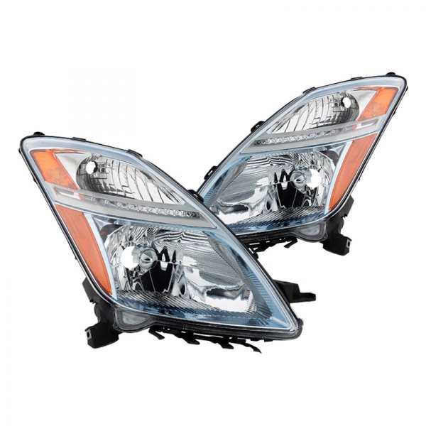 Spyder® - Chrome Factory Style Headlights, Toyota Prius