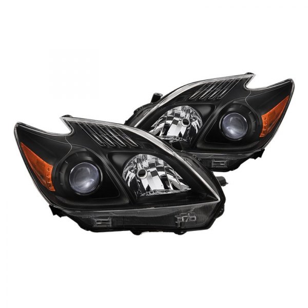 Spyder® - Black Projector Headlights, Toyota Prius