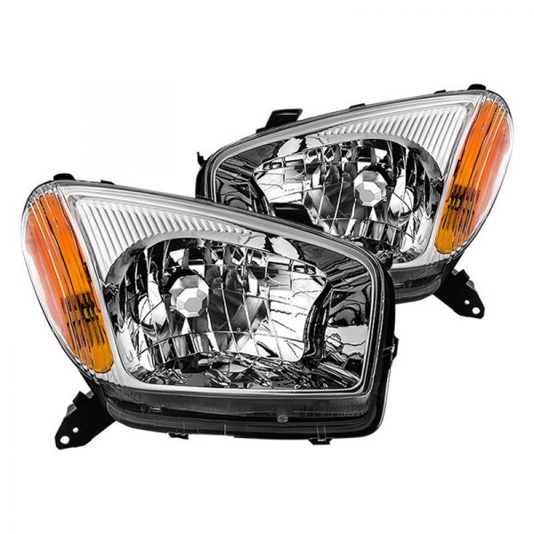 Spyder® - Chrome Factory Style Headlights, Toyota RAV4
