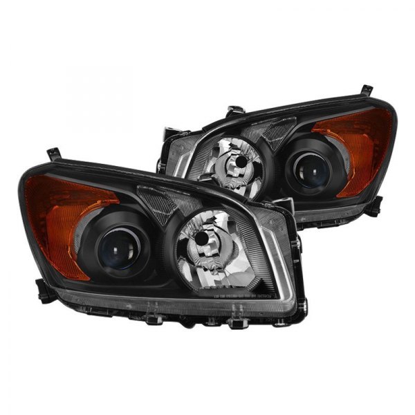 Spyder® - Black Projector Headlights, Toyota RAV4