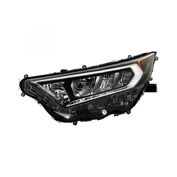 Spyder® - Driver Side Black/Chrome Factory Style LED Headlight, Toyota RAV4