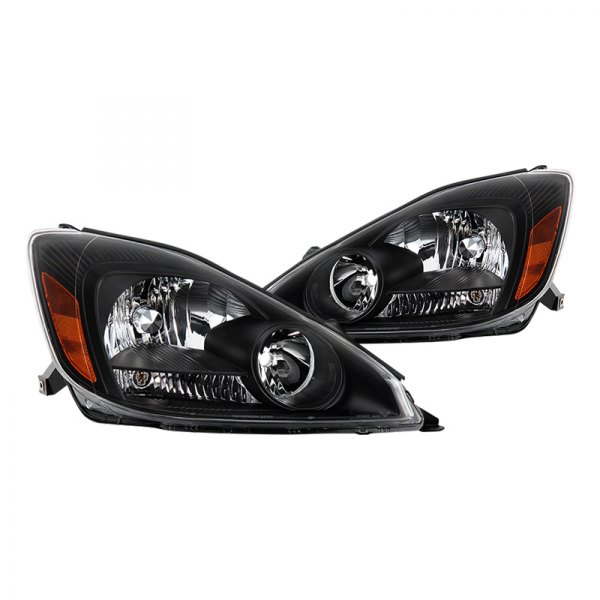 Spyder® - Black Euro Headlights, Toyota Sienna