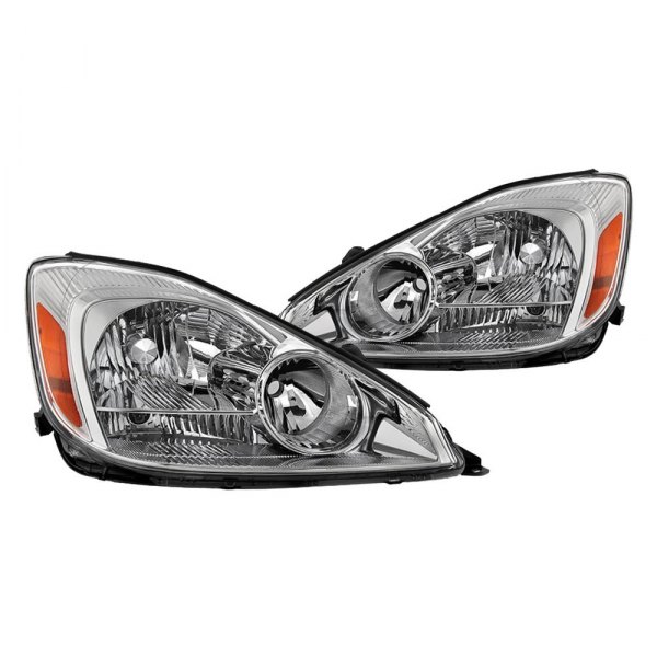 Spyder® - Chrome Factory Style Headlights, Toyota Sienna