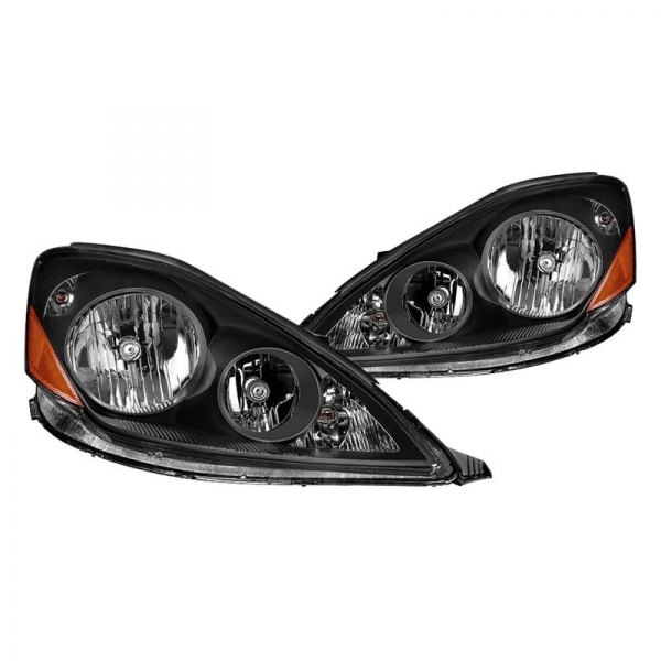 Spyder® - Black Euro Headlights, Toyota Sienna