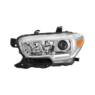 Spyder® - Driver Side Chrome Factory Style Projector Headlight