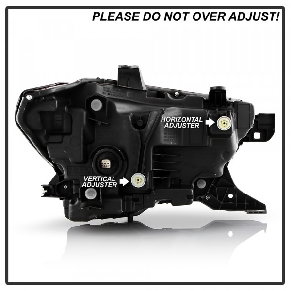 Spyder® HD-JH-TTA20-FLED-OE-BK-L - Driver Side Black Factory Style