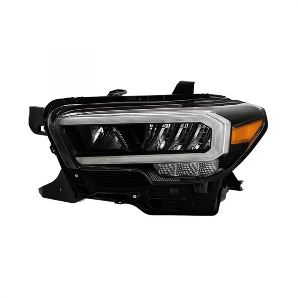 Spyder® - Driver Side Black/Chrome Factory Style Light Tube LED Headlight