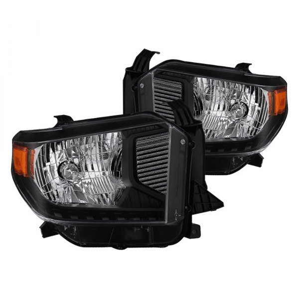 Spyder® - Black Factory Style Headlights, Toyota Tundra