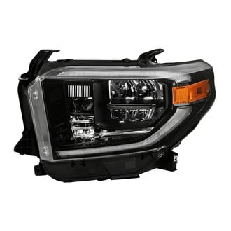 Spyder® - Driver Side Black Factory Style LED Headlight with DRL
