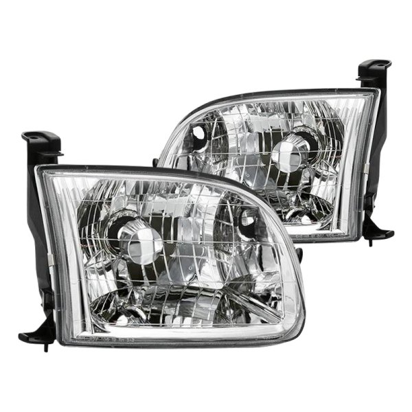 Spyder® - Chrome Factory Style Headlights, Toyota Tundra