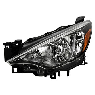 Spyder® - Driver Side Black/Chrome Factory Style Headlight