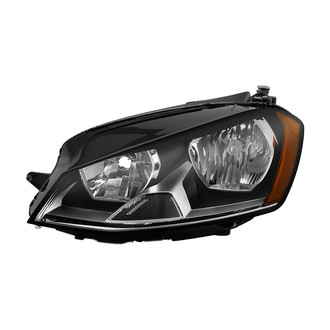Spyder® - Driver Side Black Factory Style Headlight