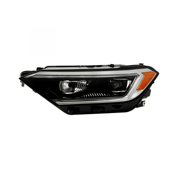 Spyder® - Driver Side Black Projector LED Headlight with DRL