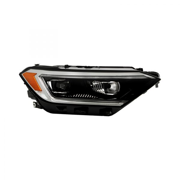 Spyder® - Passenger Side Black Projector LED Headlight with DRL