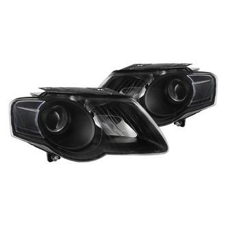 Spyder® - Driver and Passenger Side Black Projector Headlights
