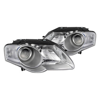 Spyder® - Driver and Passenger Side Chrome Factory Style Projector Headlights