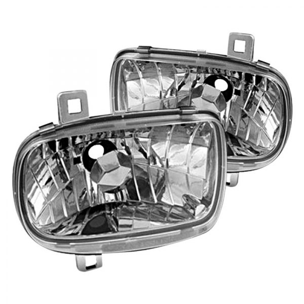 Spyder® - Chrome Euro Headlights, Mazda RX-7