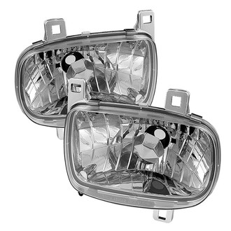 Spyder® - Signature Series Driver and Passenger Side Chrome Euro Headlights