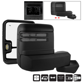 Spyder® - Driver and Passenger Side Power Towing Mirrors (Heated, Foldaway)