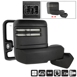 Spyder® - Driver and Passenger Side Power Towing Mirrors (Heated, Foldaway)