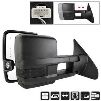 Spyder® - Driver and Passenger Side Power Towing Mirrors (Heated)