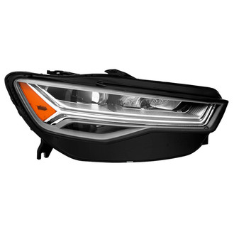Spyder® - Passenger Side Black/Chrome Factory Style Projector LED Headlight