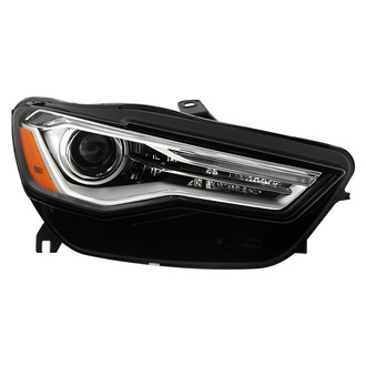 Spyder® - Passenger Side Black/Chrome Factory Style Projector Headlight