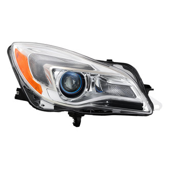 Spyder® - Passenger Side Chrome Factory Style Projector Headlight