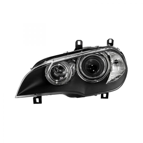 Spyder® - Driver Side Black Factory Style Projector Headlight, BMW X5