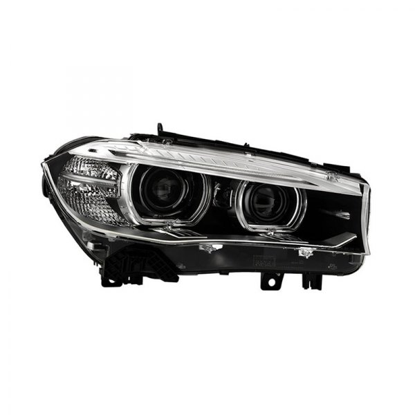 Spyder® - Passenger Side Black Factory Style Projector Headlight, BMW X5