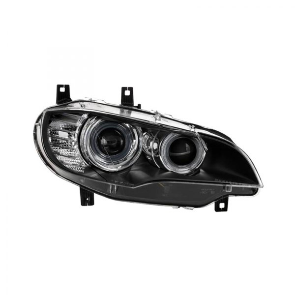 Spyder® - Passenger Side Black Factory Style Projector Headlight, BMW X6