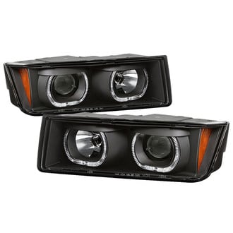 Spyder® - Black Halo Projector Headlights