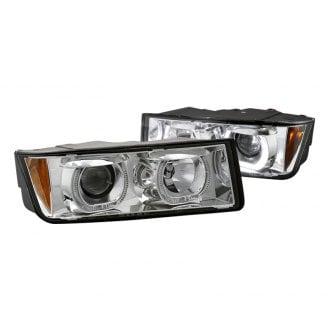 halo headlights for 2003 chevy avalanche with body cladding